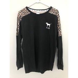 Victoria's Secret Rare PINK Rare Cheetah Crewneck